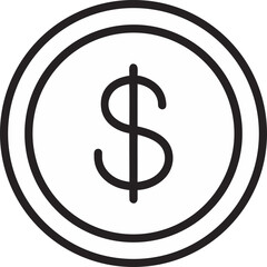 dollar sign icon