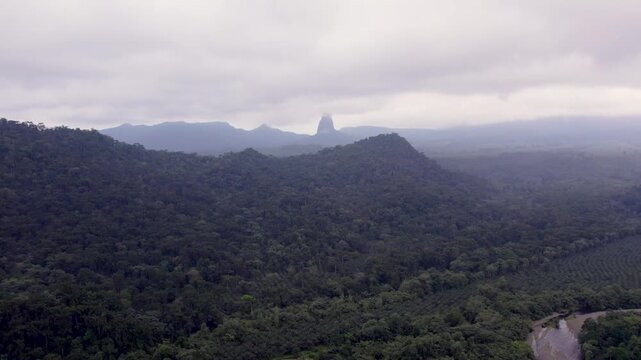 Pico C&atilde;o Grande, S&atilde;o Tom&eacute; &mdash; a dramatic volcanic plug rising from lush rainforest in Ob&ocirc; Natural Park, an iconic African landmark