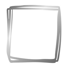 手書きの四角いあしらい
