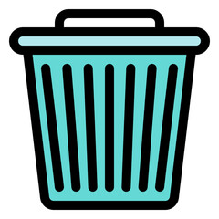 Trash can icon