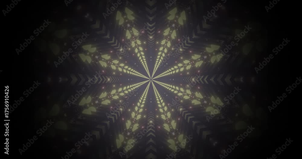 Wall mural a captivating visual experience unfolds with seamless looping tunnel graphics featuring swirling pat