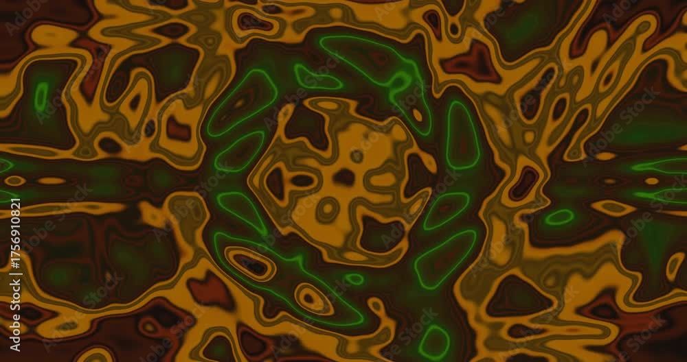 Wall mural a colorful tunnel video loop showcases dynamic shapes and patterns. this seamless vj loop creates an