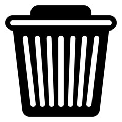 Trash can icon
