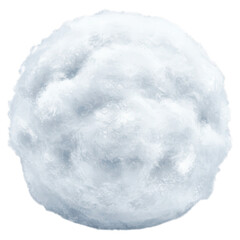 Fototapeta premium Single perfectly formed sphere of white winter snow isolated on black 104 characters