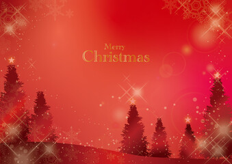 美しく輝くクリスマスの背景素材