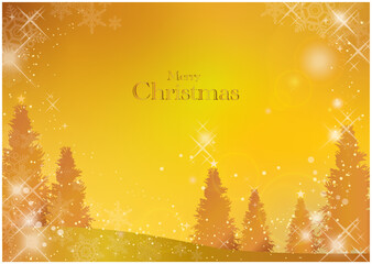 美しく輝くクリスマスの背景素材