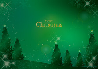 美しく輝くクリスマスの背景素材