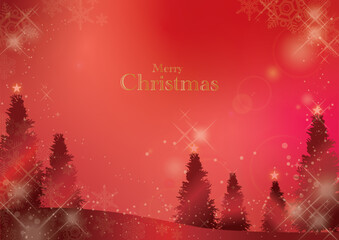 美しく輝くクリスマスの背景素材