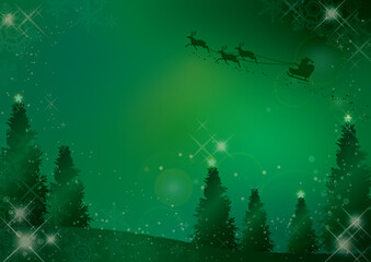 美しく輝くクリスマスの背景素材