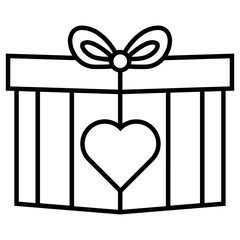 Outline Birthday Element
