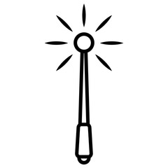Outline Birthday Element