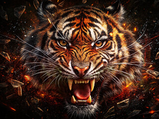 Shattered Fury Tiger