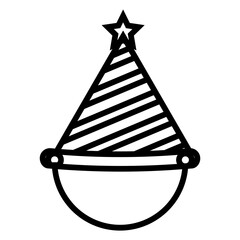 Outline Birthday Element