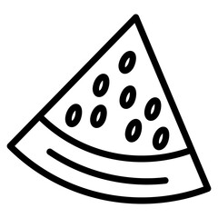 Outline Birthday Element