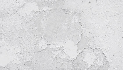 Fototapeta premium Textured White Wall with Peeling Paint and Subtle Grains