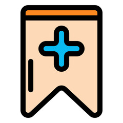 Obraz premium Bookmark icon