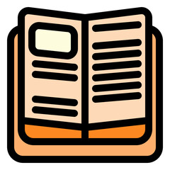 Open book icon
