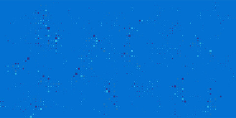 Blue Mathematical Plus Symbols Pattern. Math Design Elements Background. Medical Tech Vector Illustration