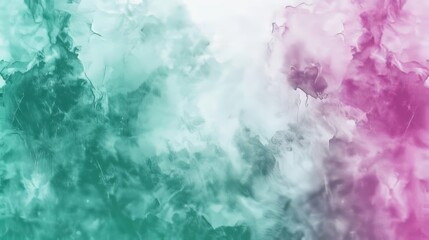 Obraz premium Elegant Watercolor Background Featuring Soft Pink and Green Textures for Stunning Design Projects