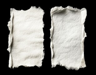 The isolated Scrapbooking object is characterized by a grungy paper sheet with torn edges