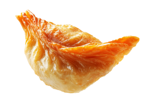 Australia dim sum deep fried dumpling topped with sesame, isolated isolated on white transparent background, concept of Asian cuisine