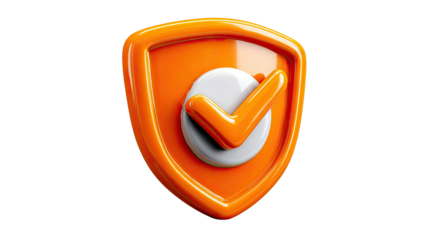 Safety Check: A vibrant graphic illustrates the concept of security, with a shield and check mark conveying a sense of protection, assurance, and approval.