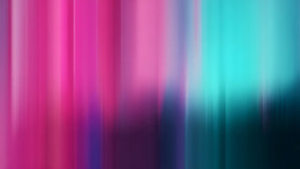 Abstract vertical stripes of pink and teal with dark background