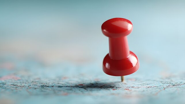 Red pin marks a location on a detailed world map.