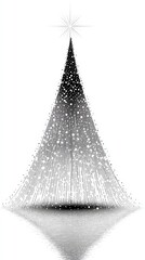 Snow-Covered Pine Tree Illustration