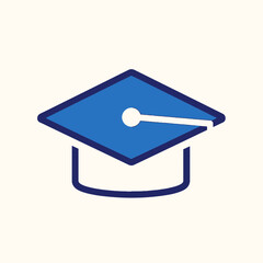 Education and Graduation Symbol for Students, Academic Green Screen Vector illustration