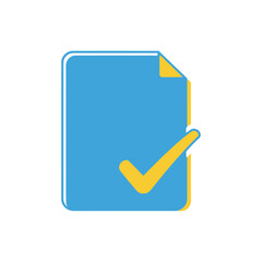 Document with Check Mark Streamlining Processes on a Green Screen for Enhanced Efficiency