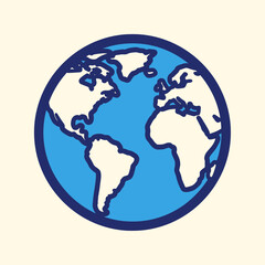 Globe Icon Embracing a World of Opportunities with Green Screen Possibilities