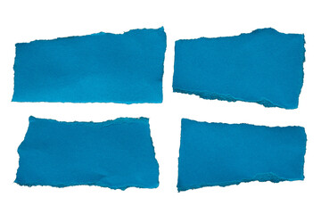 PNG Ripped blue paper torn edges with transparent background paper tear