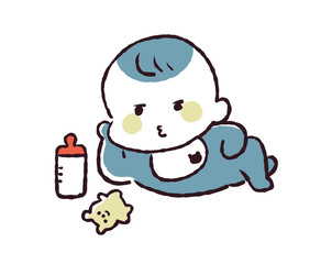 赤ちゃんのイラスト