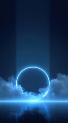 Game background: Minimal Geometric Portal