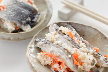 飯寿司（ニシンとハタハタ）