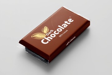 Indulge in Richness: Dark Chocolate Bar With 70% Cocoa Content Perfect for Gourmet Lovers and Health Enthusiasts Alike