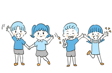 仲良しのお友達４人