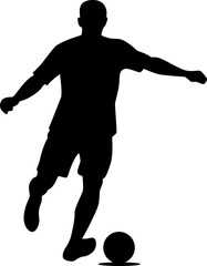 Vector illustration of football player