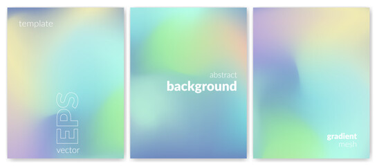 A soft gradient background that transitions from light blue to a gentle green, creating a calming effect. The composition is minimalistic with subtle color changes and the smooth, flowing texture.