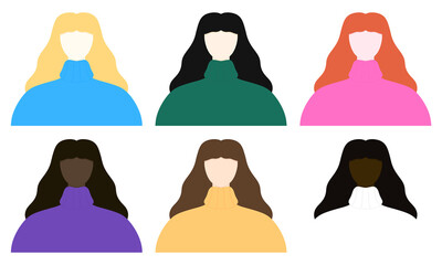 International Women Graphic Illustration Cartoon