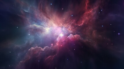 Naklejka premium 성운