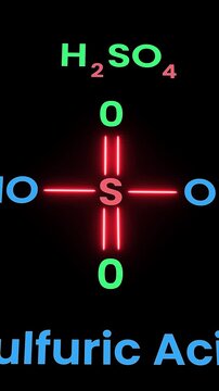Sulfuric Acid molecular structure, Sulfuric acid is a strong acid. Sulfuric acid reacts with active metals (such as zinc, iron) to produce hydrogen gas. Chemical structural formula of. (H2SO4)