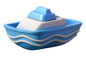 blue plastic container