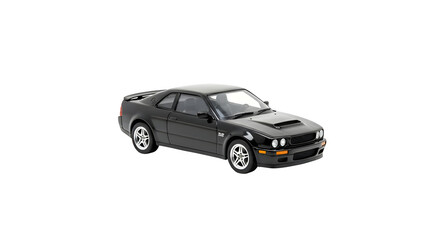 Fototapeta premium Black vintage car shows its sleek design, perfect for classic automobile enthusiasts, car commercials, and social media posts.