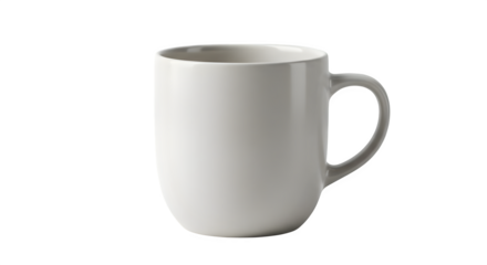 White mug has smooth texture, matte finish and a dark background, ideal for product mockups, online shop displays, and culinary marketing.