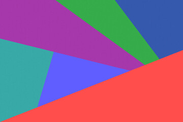 Vibrant Geometric Composition with Contrasting Colors and Dynamic Shapes for Modern Design and Creative Visuals Abstract