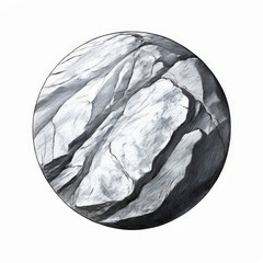 an AI Image Generator, Close-up Illustration of Realistic Rough Rock Texture