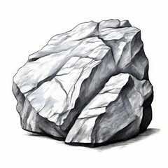 an AI Image Generator, Close-up Illustration of Realistic Rough Rock Texture