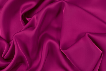 Purple Festive Crumpled Silk Texture Background